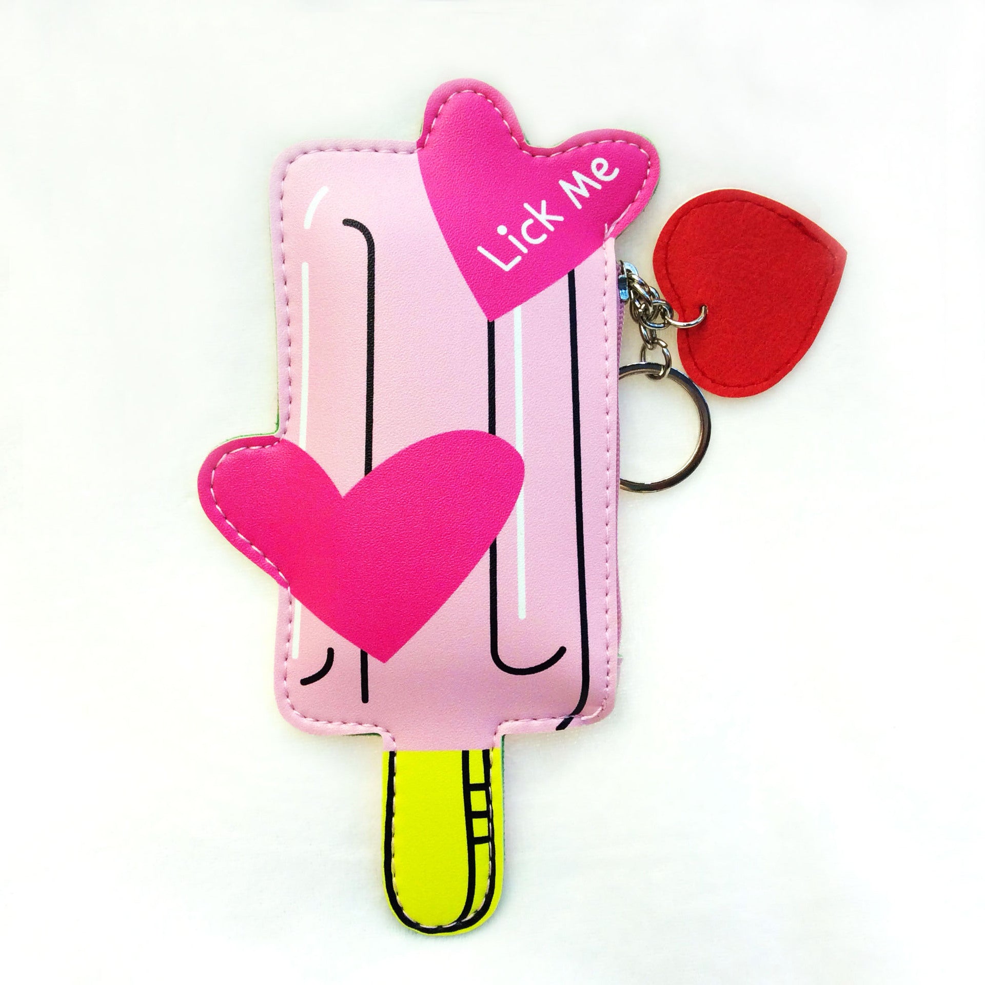 Wholesale PU Cute Beverage Ice Cream Mini Coin Purse Keychain