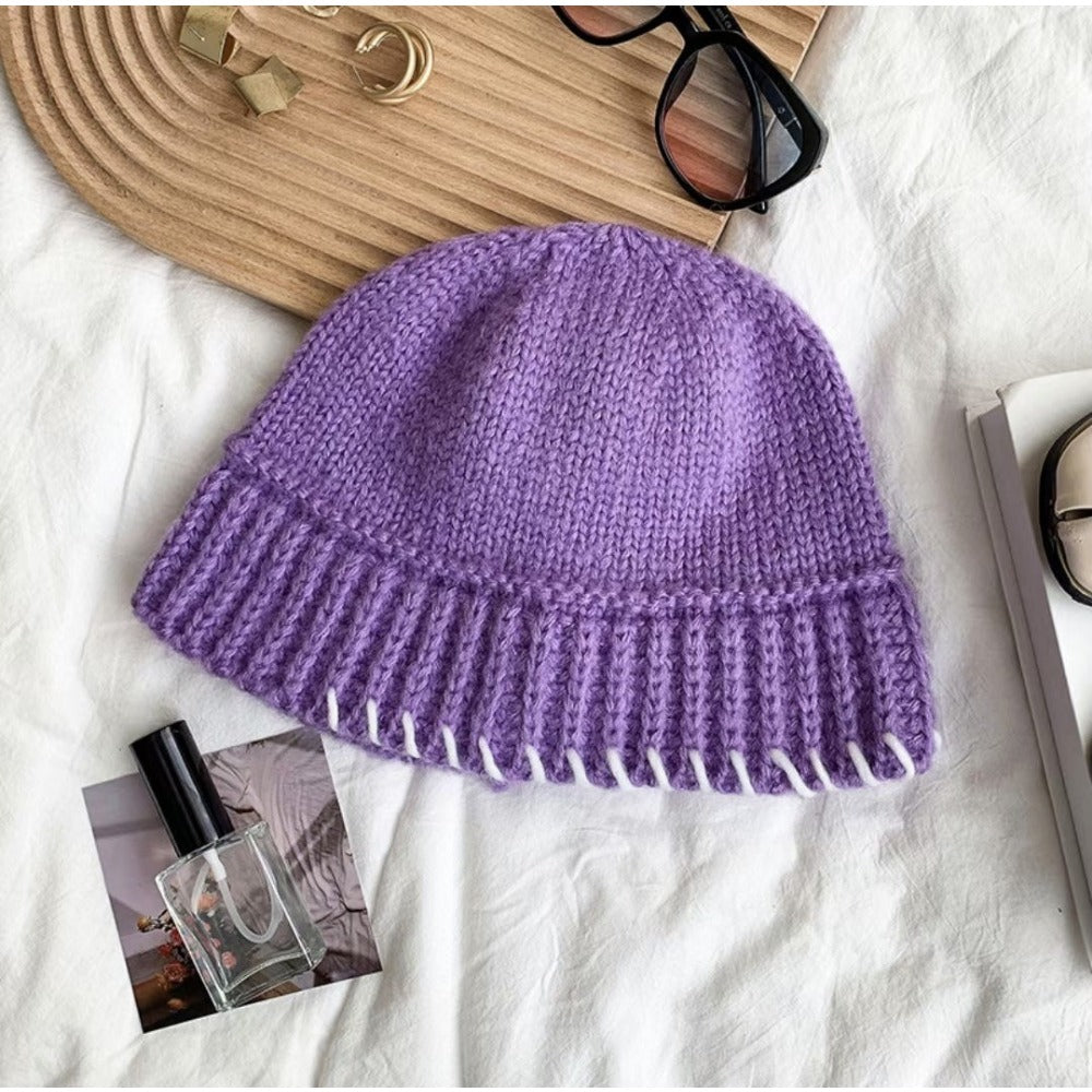 Wholesale Knitted Coarse Woolen Fisherman's Hats