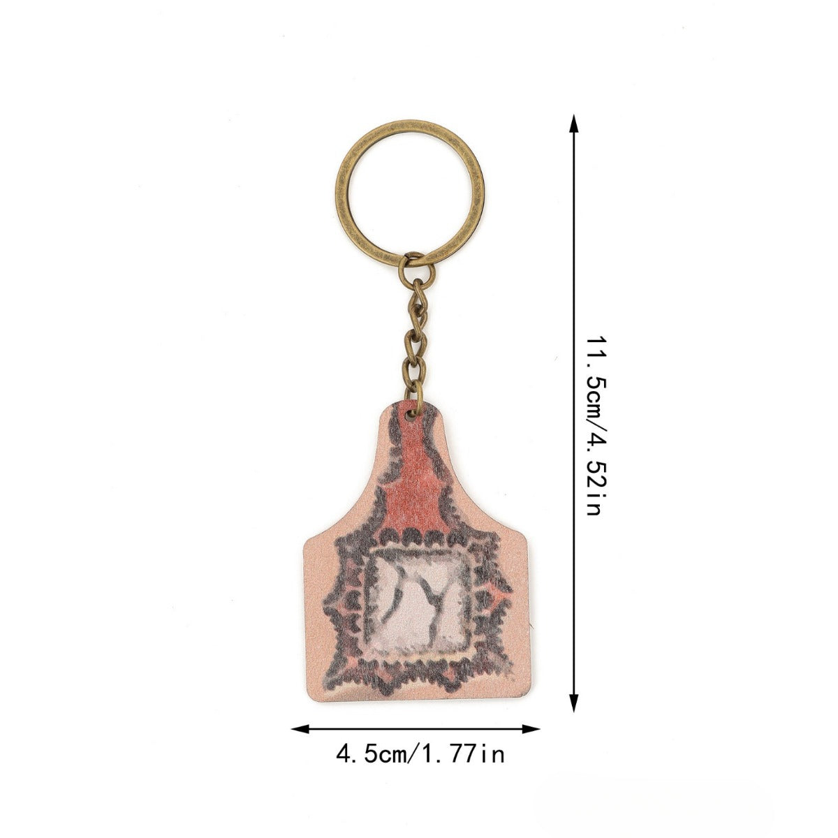 Wholesale of Western Style Leather Keychains