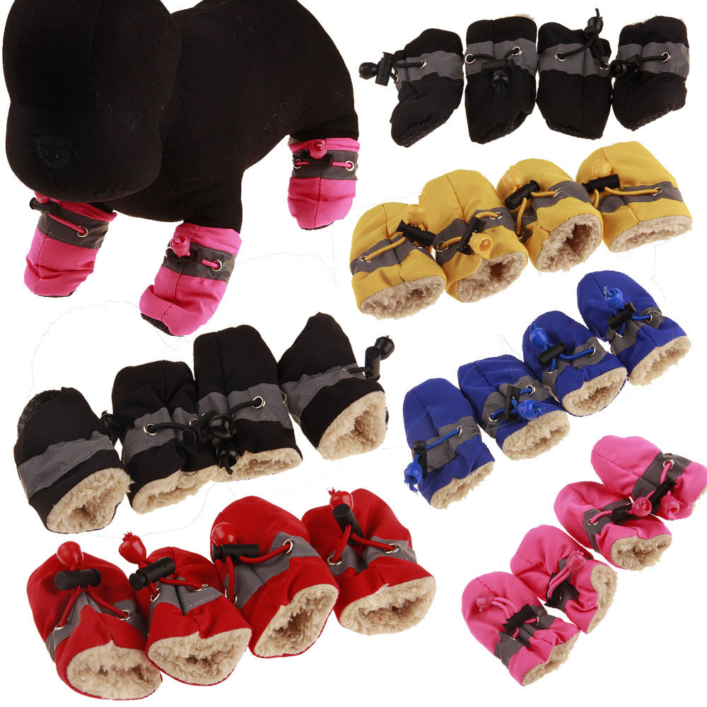 Wholesale of Small Dog Woolen Soft Shoes for Learning To Walk, Non Slip Pet Shoe Covers