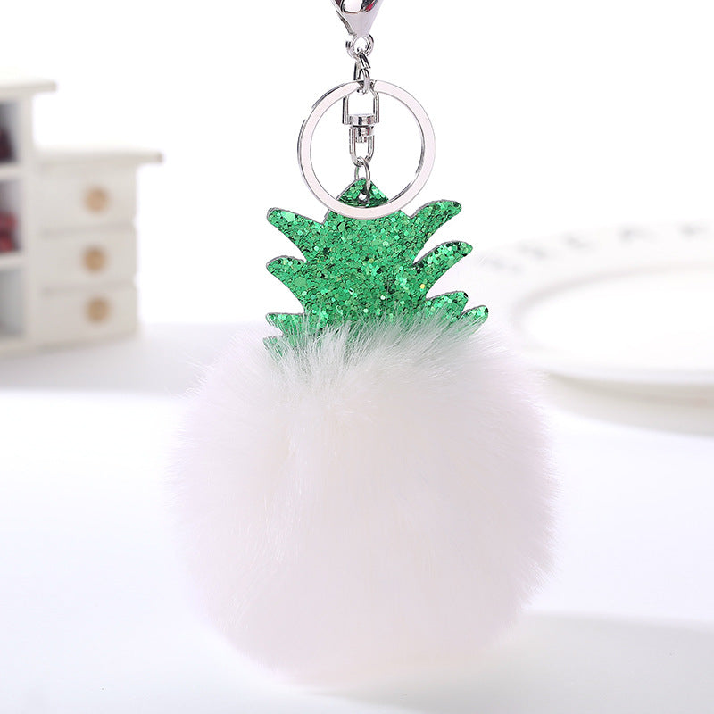 Wholesale Christmas Ball Plush Keychain