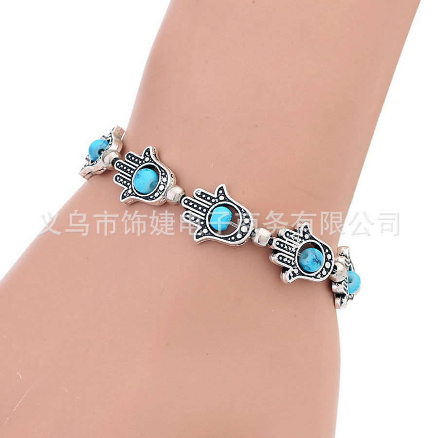Wholesale Vintage Hexagram Alloy Bracelets