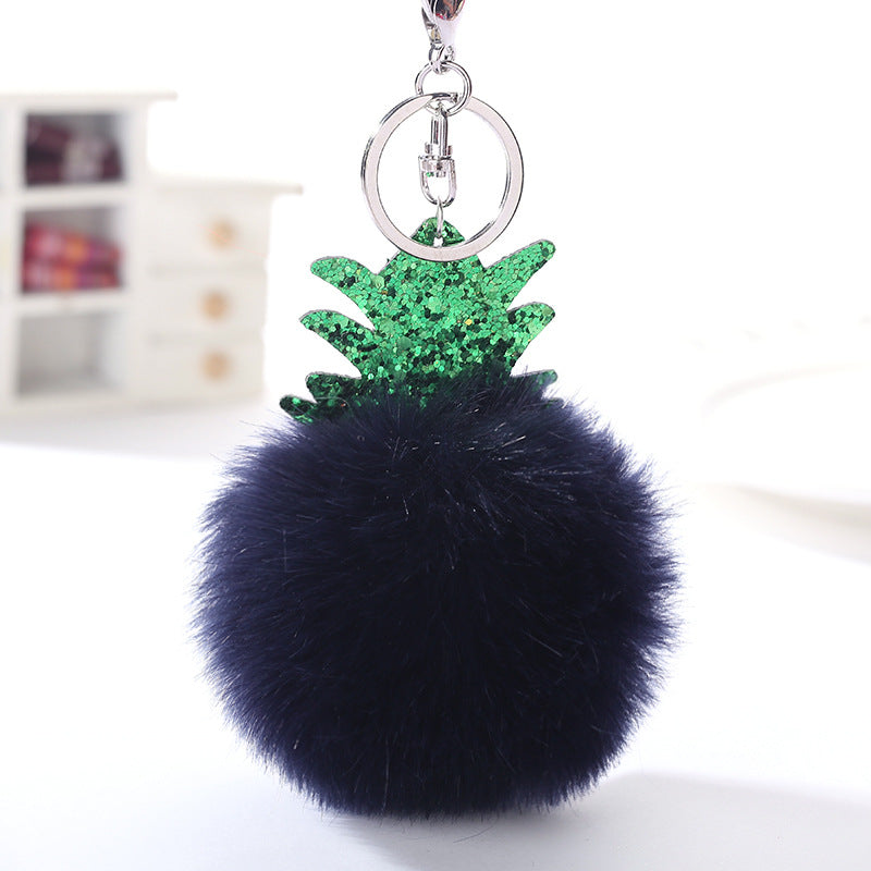 Wholesale Christmas Ball Plush Keychain