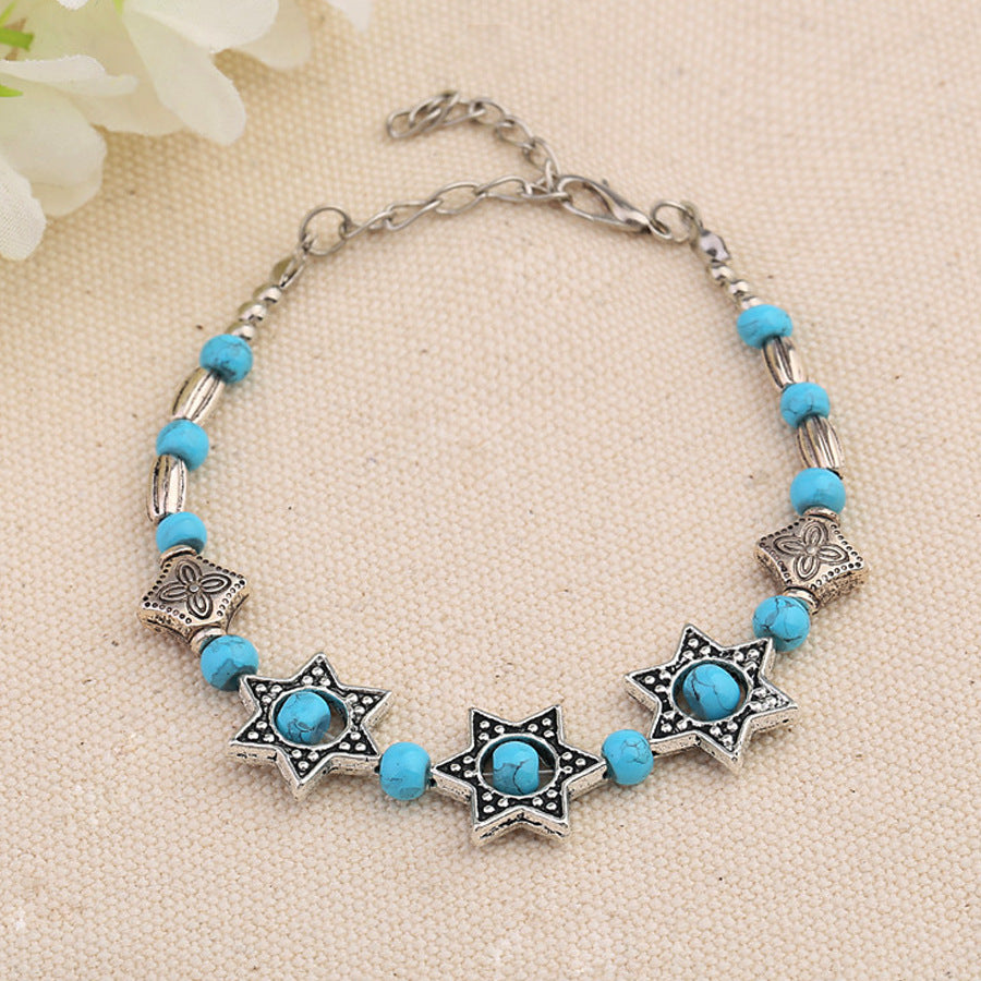 Wholesale Vintage Hexagram Alloy Bracelets