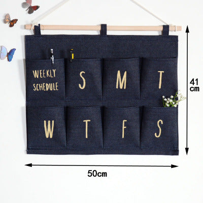 Wholesale Cotton and Linen Storage Hanging Bags