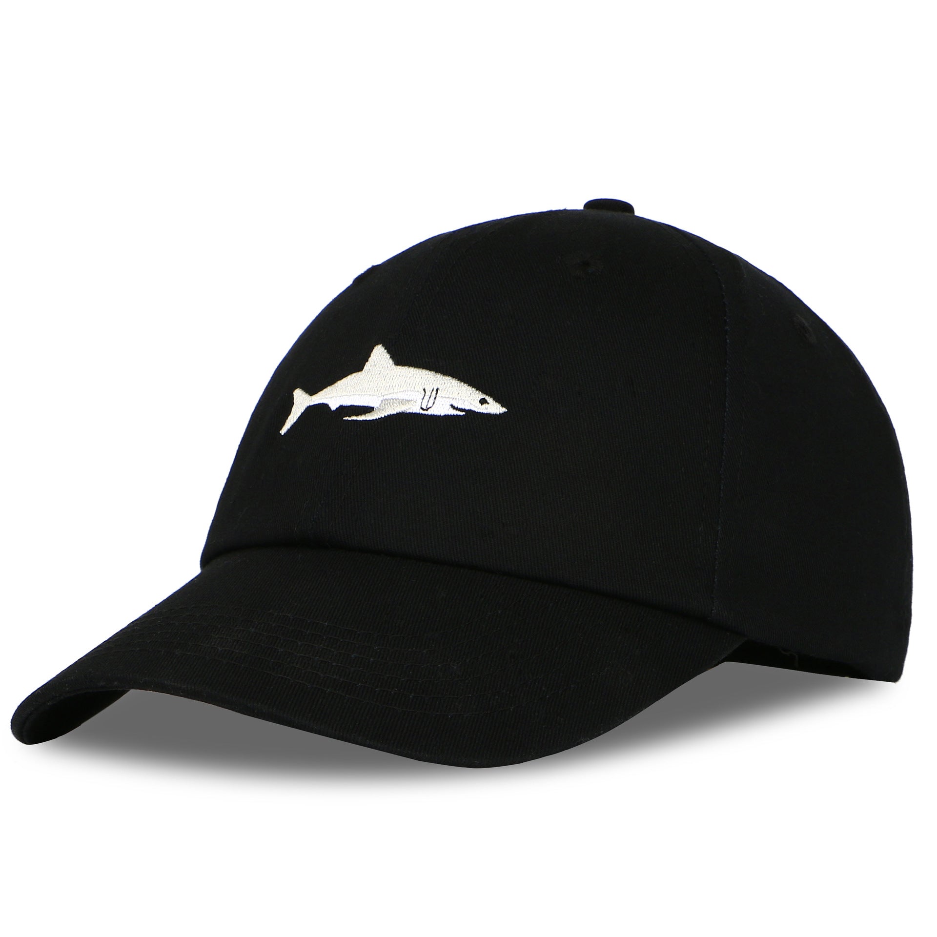 Wholesale Cartoon Washed Embroidered Shark Cotton Baseball Cap
