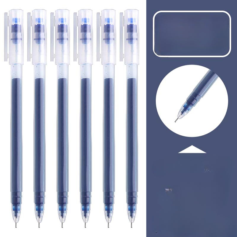 Wholesale Large Capacity Frosted Simple Plastic Neutral Pens