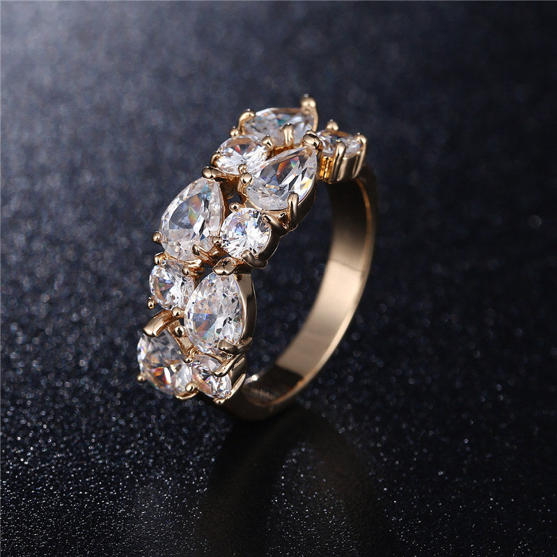 Wholesale Colored Crystal Zircon Ring