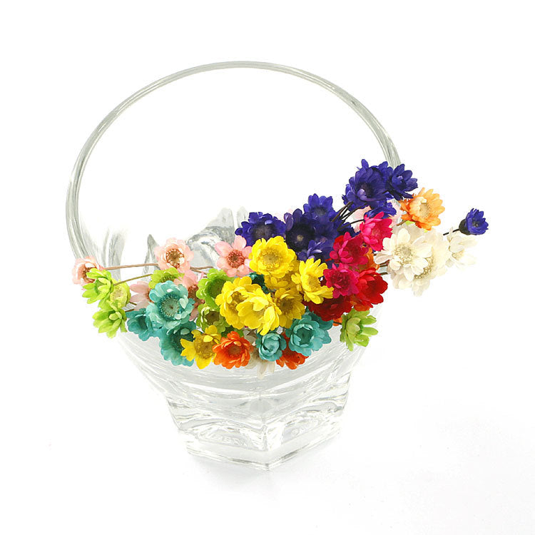 Wholesale small star flower dried flower Mini small Daisy wild chrysanthemum crystal glue drop handmade diy making filling material accessories