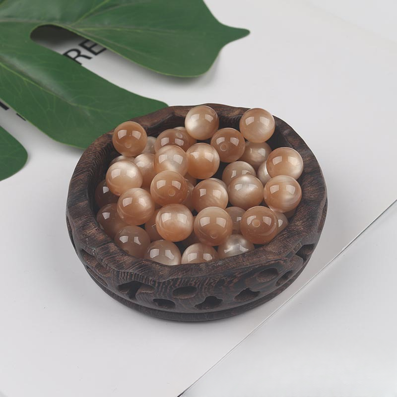 Wholesale 10pcs/pack 12mm Resin Imitation Colorful Opal Beads