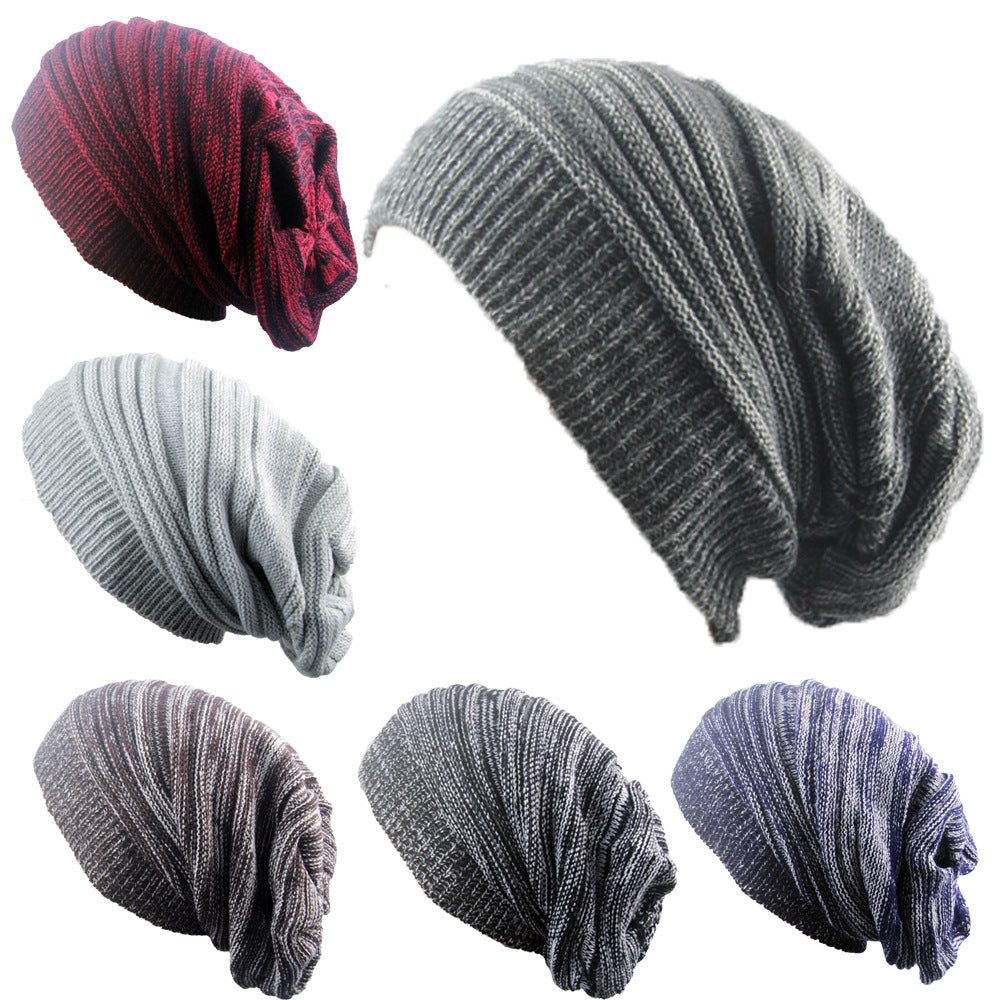 Wholesale Two-color Thousand-layer Pleated Pullover Warm Pile Hat