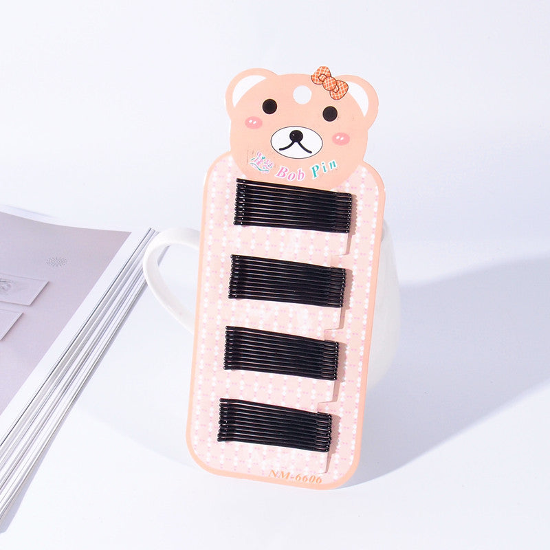 Wholesale Classic black thin hairpin side clip