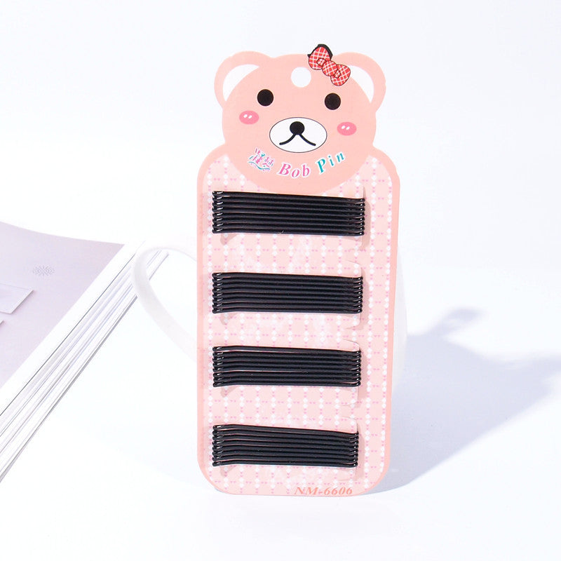 Wholesale Classic black thin hairpin side clip