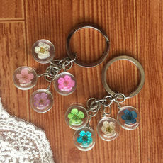 Wholesale Dried Flower Bracelet&Time Gemstone Narcissus Eternal Flower Weaving Bracelet