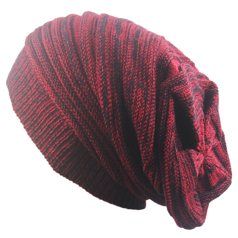 Wholesale Two-color Thousand-layer Pleated Pullover Warm Pile Hat