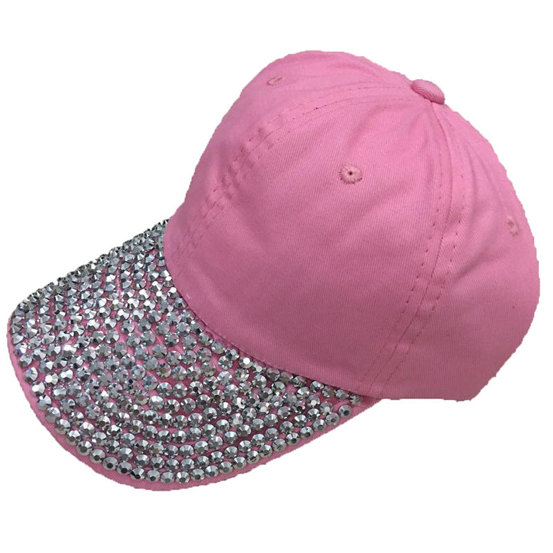 Wholesale Full brim diamond baseball cap