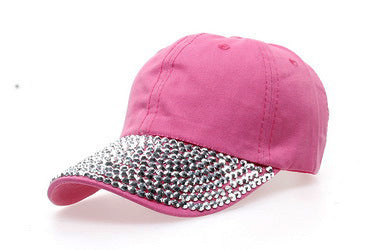 Wholesale Full brim diamond baseball cap