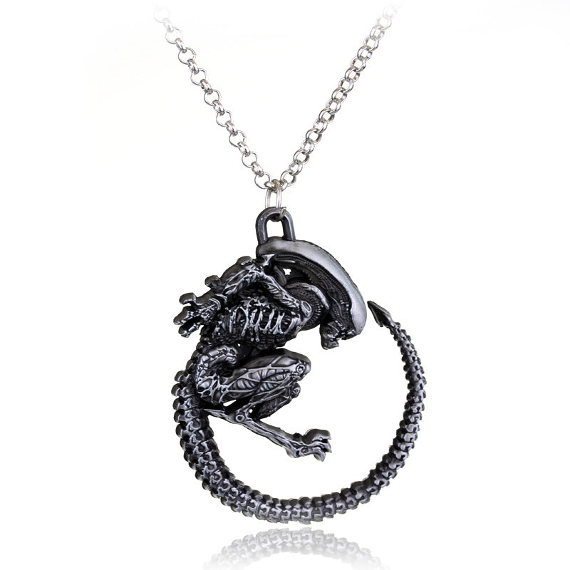 Wholesale Alloy Alien Funny Necklaces
