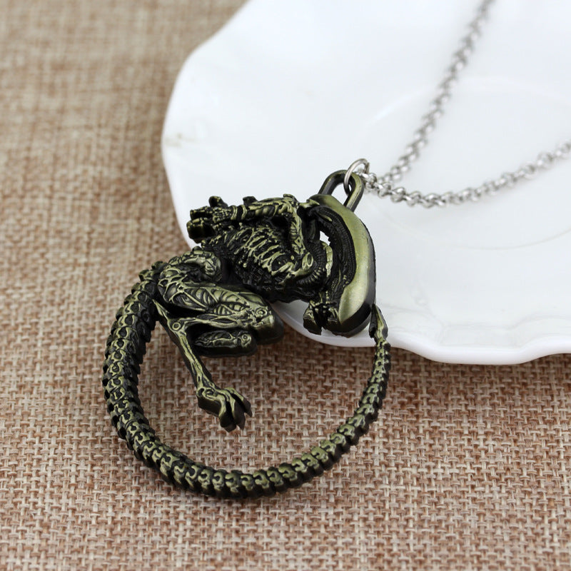 Wholesale Alloy Alien Funny Necklaces