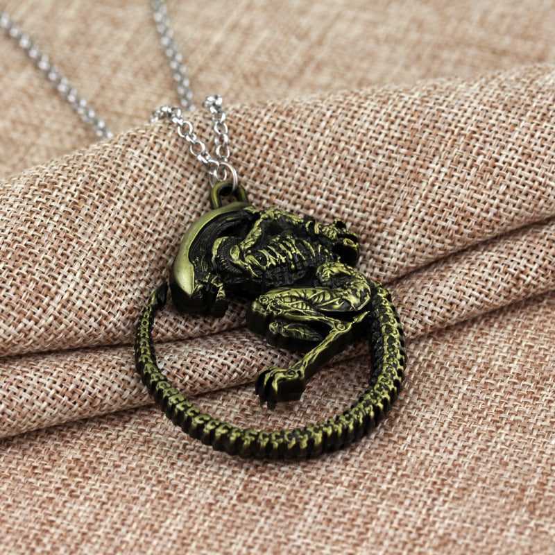 Wholesale Alloy Alien Funny Necklaces