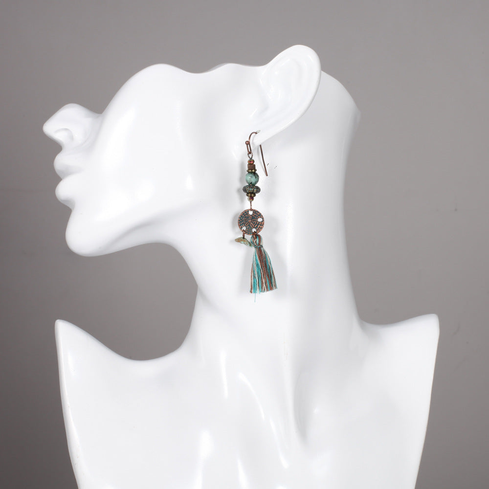 Wholesale of Ethnic Minority Series Alloy Earrings