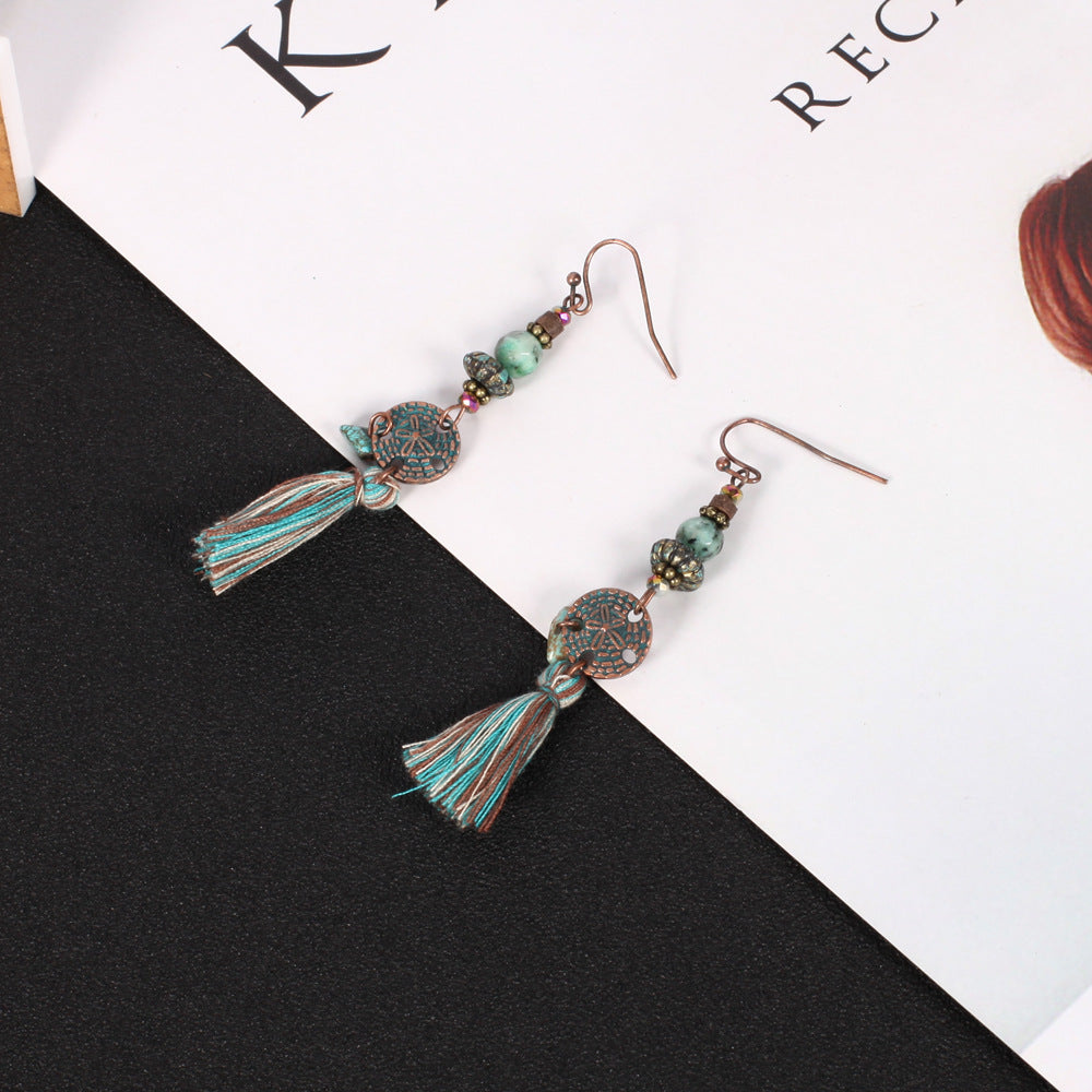 Wholesale of Ethnic Minority Series Alloy Earrings
