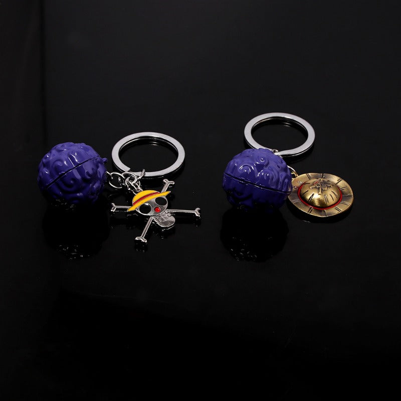 Wholesale Alloy Devil Fruit Pendant Keychain