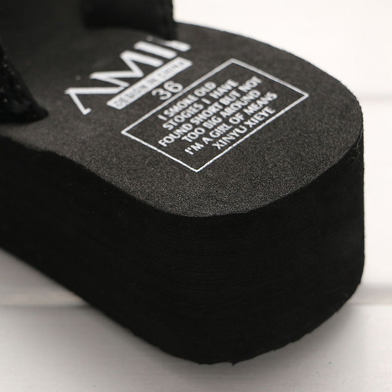 Zapatillas de lentejuelas de verano de eva al por mayor