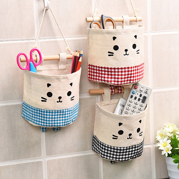 Wholesale Cotton and Linen Waterproof Storage Hanging Bags