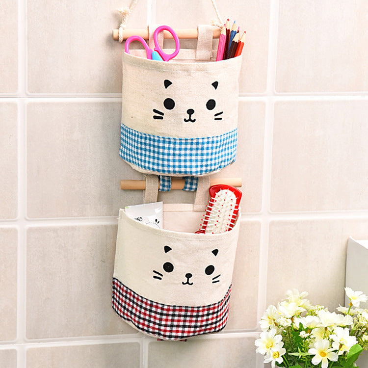 Wholesale Cotton and Linen Waterproof Storage Hanging Bags
