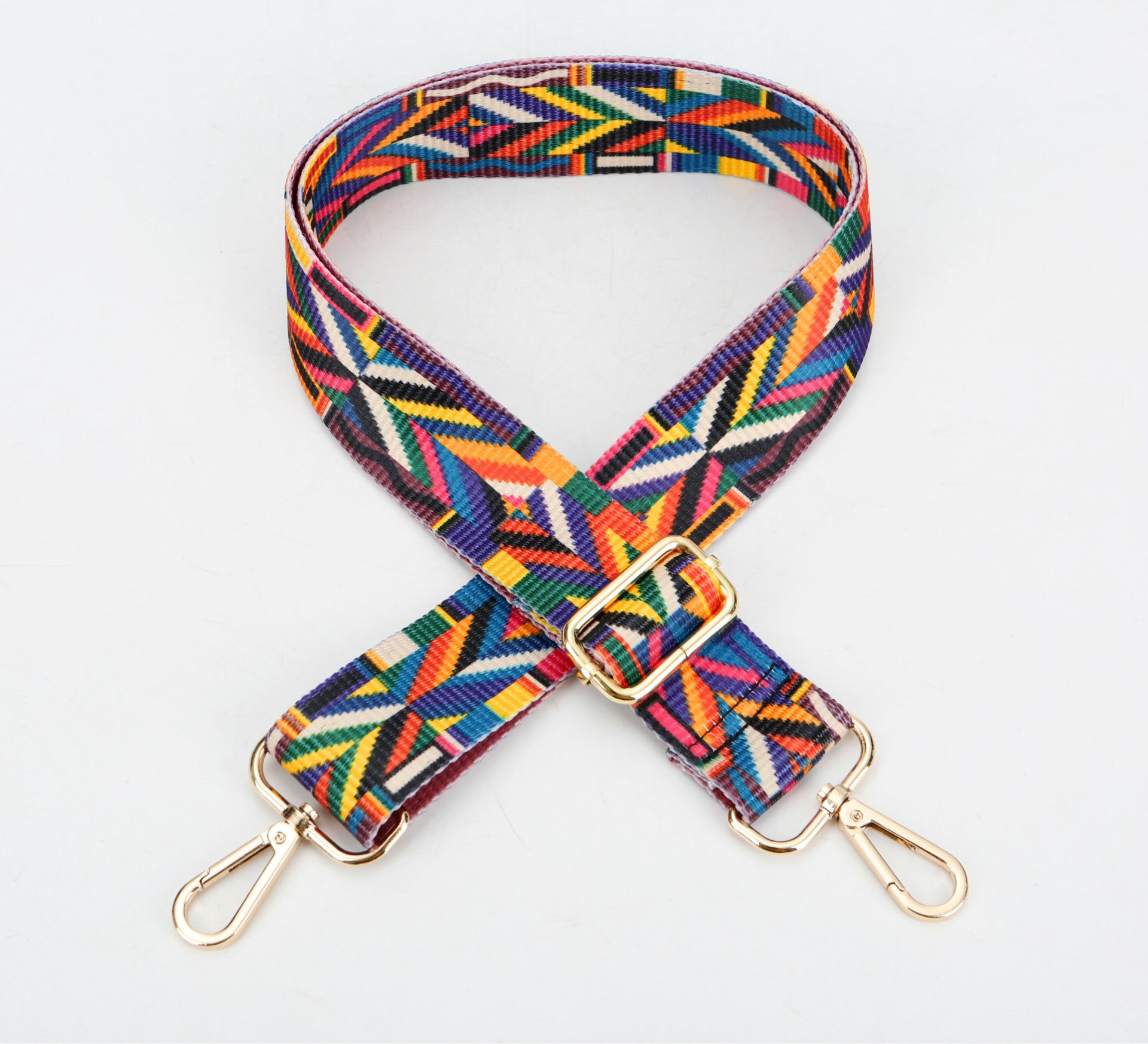 Wholesale Ethnic Style Colored Polyester Shoulder Bags with Wide Shoulder Straps