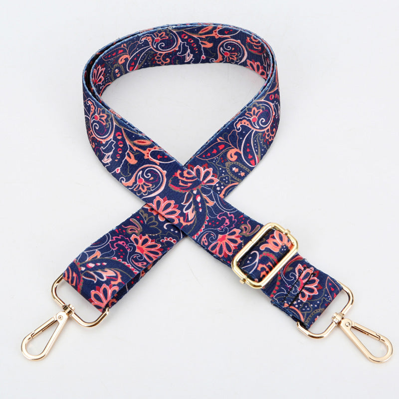 Wholesale Ethnic Style Colored Polyester Shoulder Bags with Wide Shoulder Straps