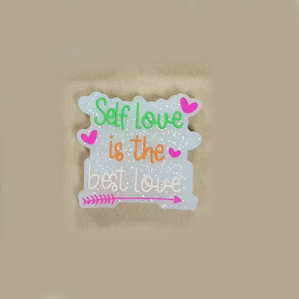 Wholesale 10pcs Luminous Butterfly Letters Dog Scratch Pattern Silicone Beads