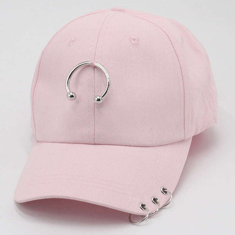 Wholesale all-match student chain hoop baseball cap