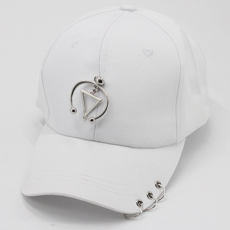 Wholesale all-match student chain hoop baseball cap