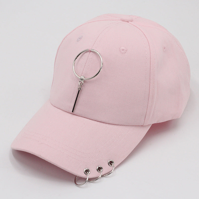 Wholesale all-match student chain hoop baseball cap