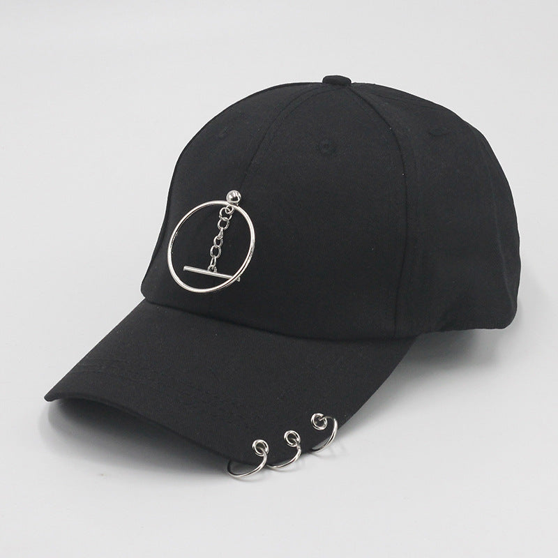 Wholesale all-match student chain hoop baseball cap