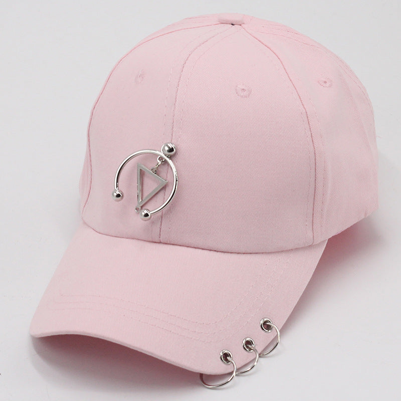 Wholesale all-match student chain hoop baseball cap