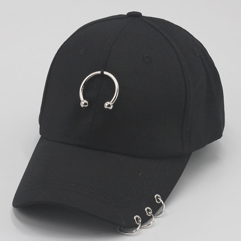 Wholesale all-match student chain hoop baseball cap