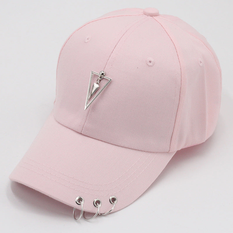 Wholesale all-match student chain hoop baseball cap