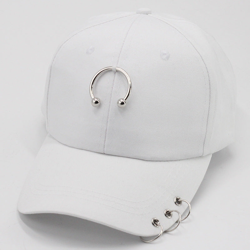 Wholesale all-match student chain hoop baseball cap