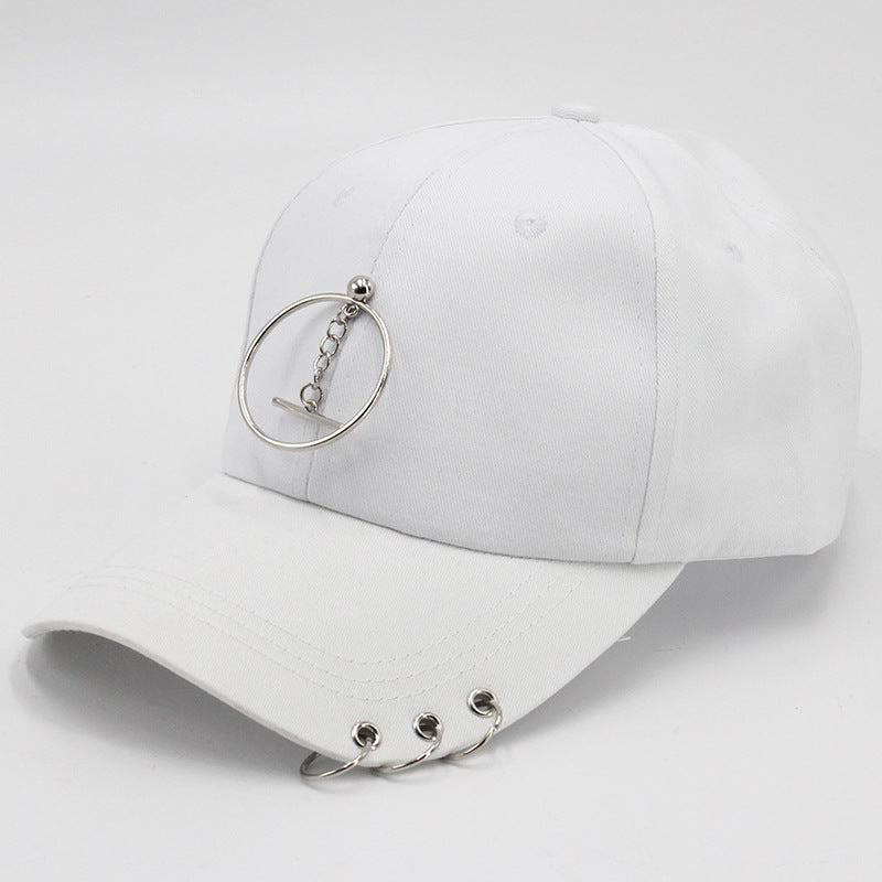 Wholesale all-match student chain hoop baseball cap