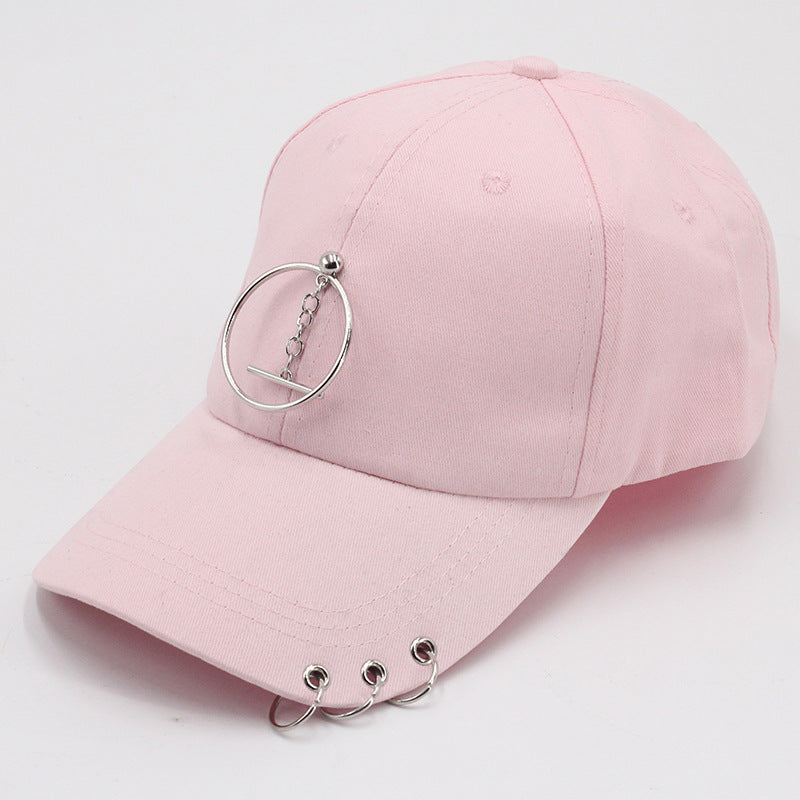 Wholesale all-match student chain hoop baseball cap