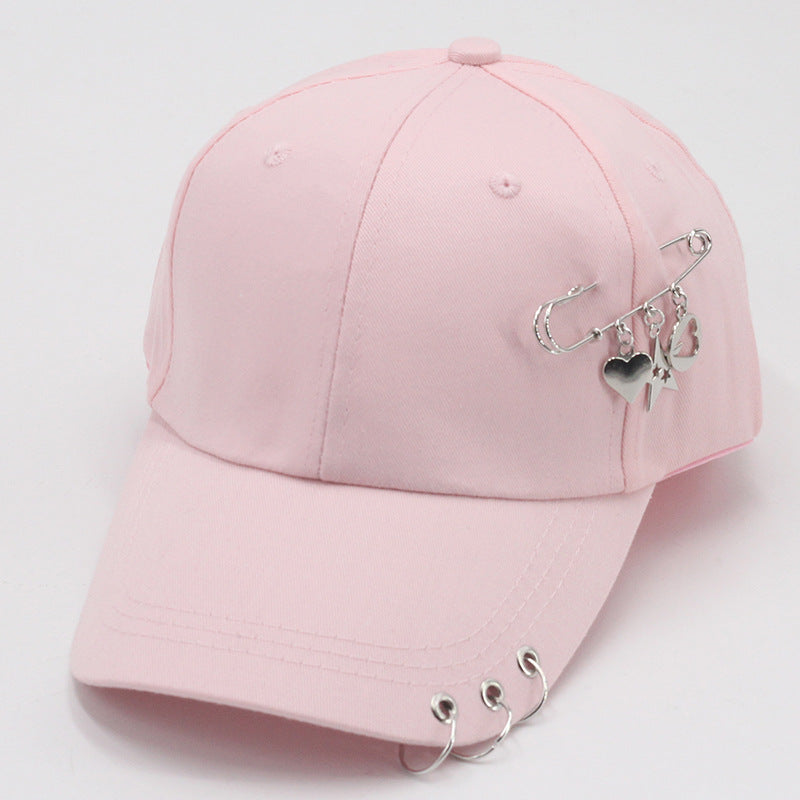 Wholesale all-match student chain hoop baseball cap