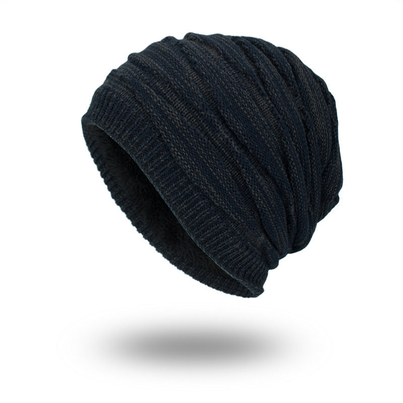 Wholesale Knitted Plus Velvet Warm Beanie