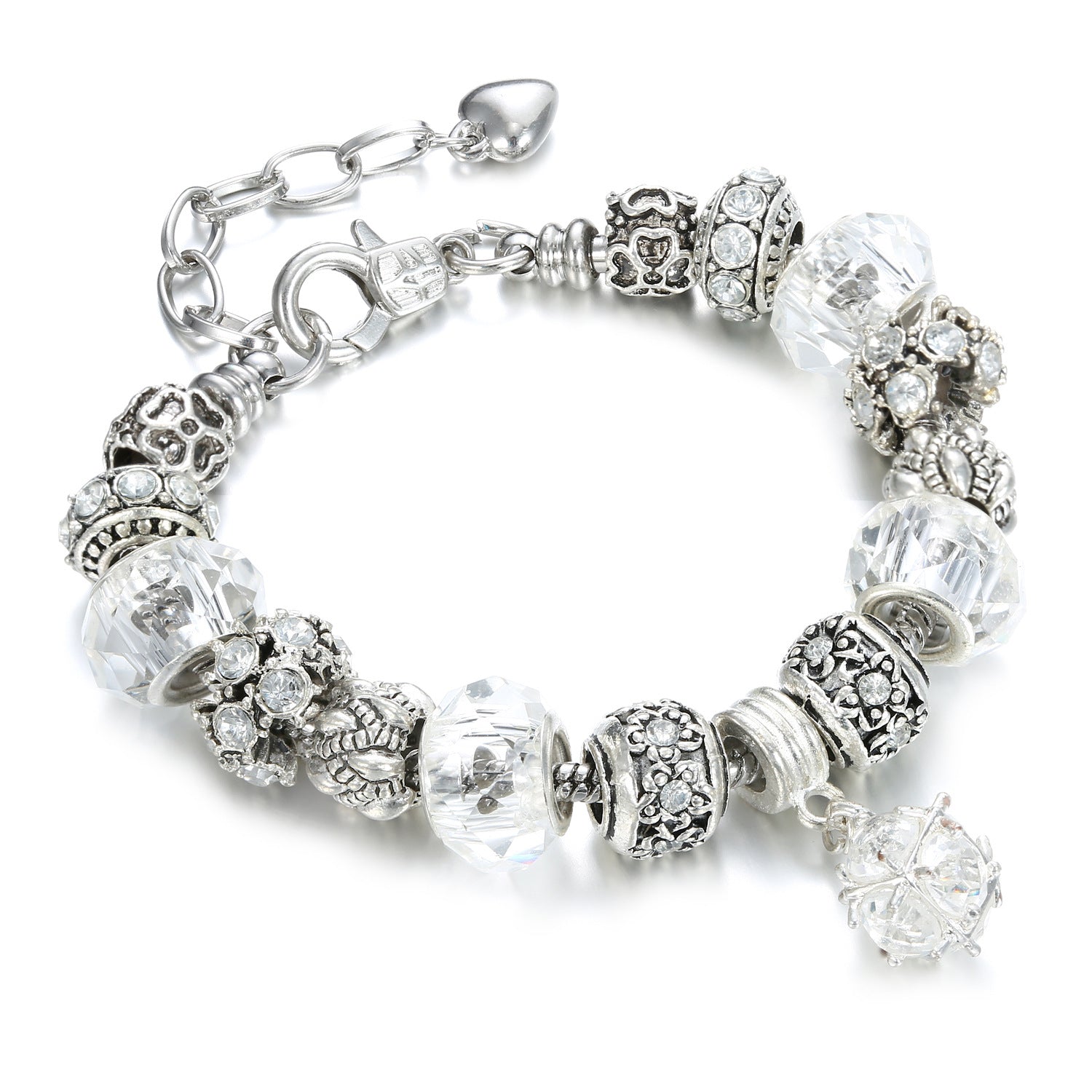 Wholesale Alloy Large Hole Bead Bracelets