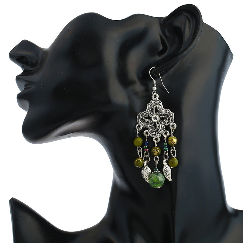 Wholesale Western Tassel Vintage Earrings