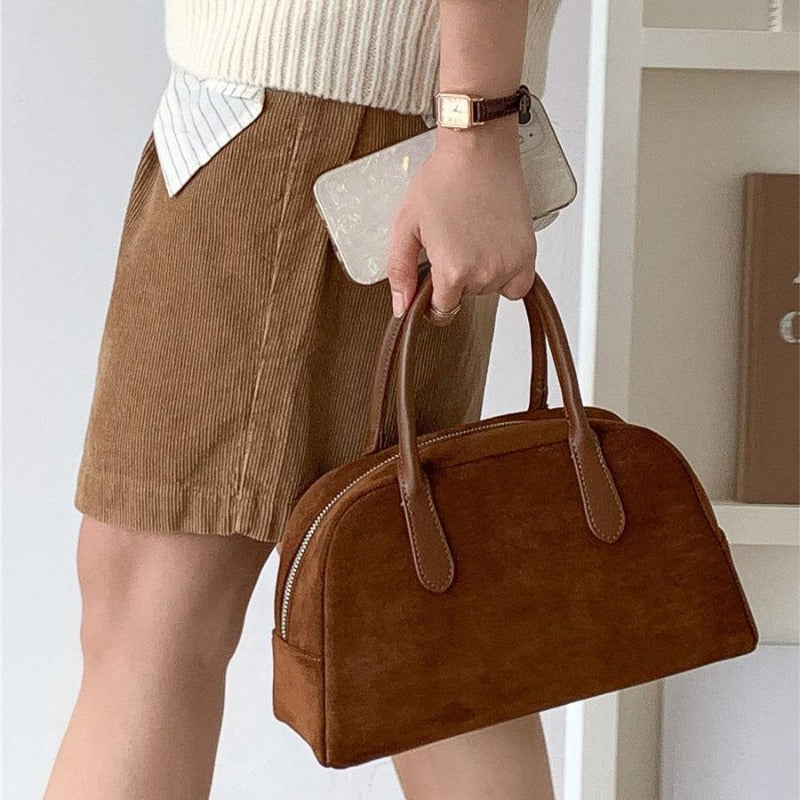 Wholesale Autumn and Winter Suede Handbags Retro Handbags Plush Bags