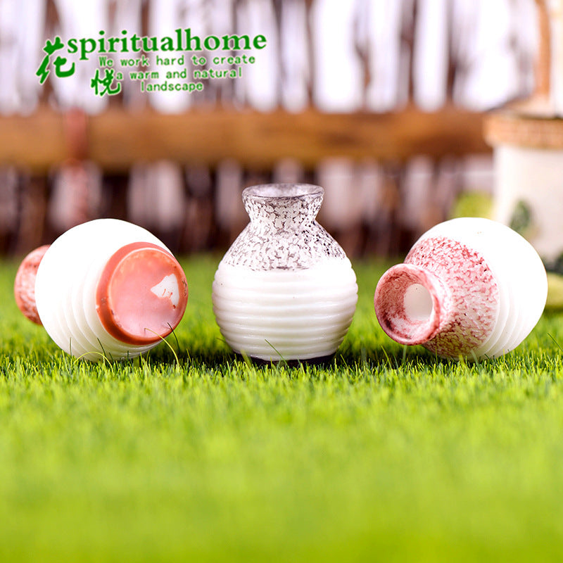 Wholesale micro landscape succulent ornaments resin crafts small ornaments