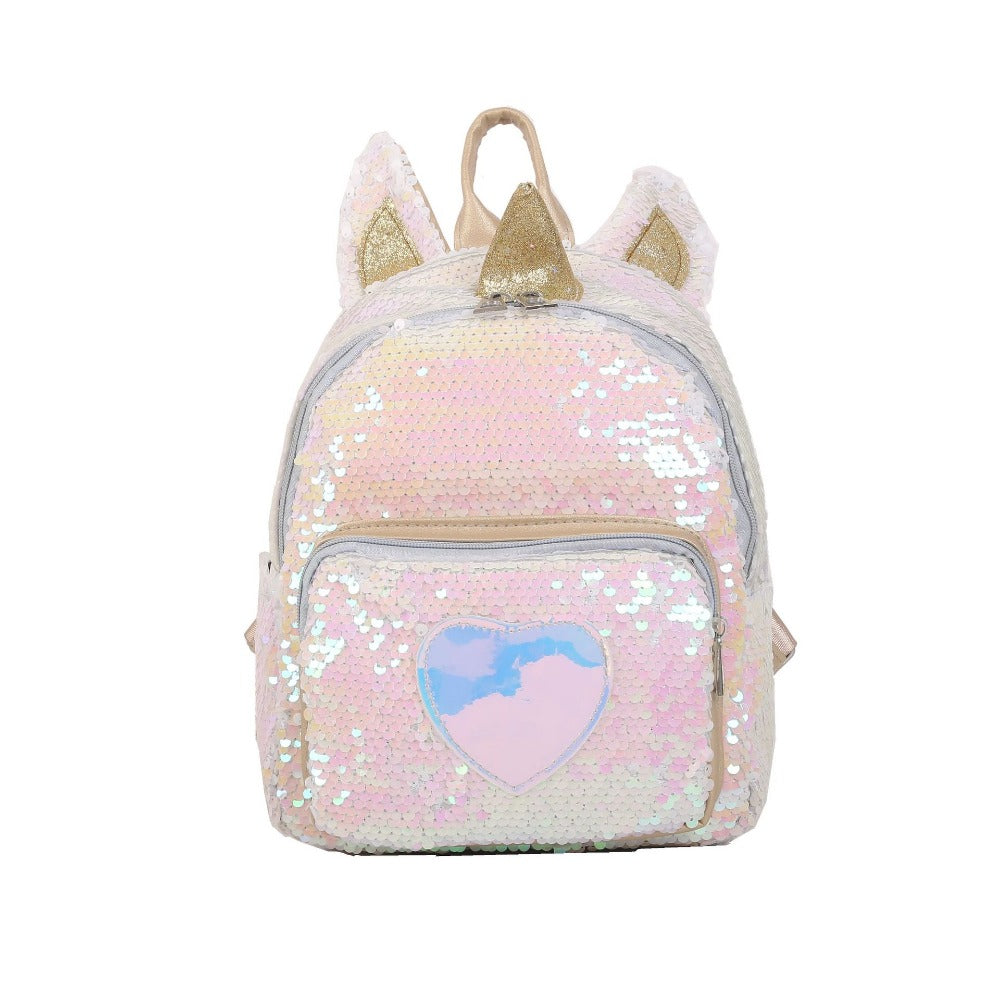Wholesale Cartoon Cute Unicorn Sequin Student Backpack